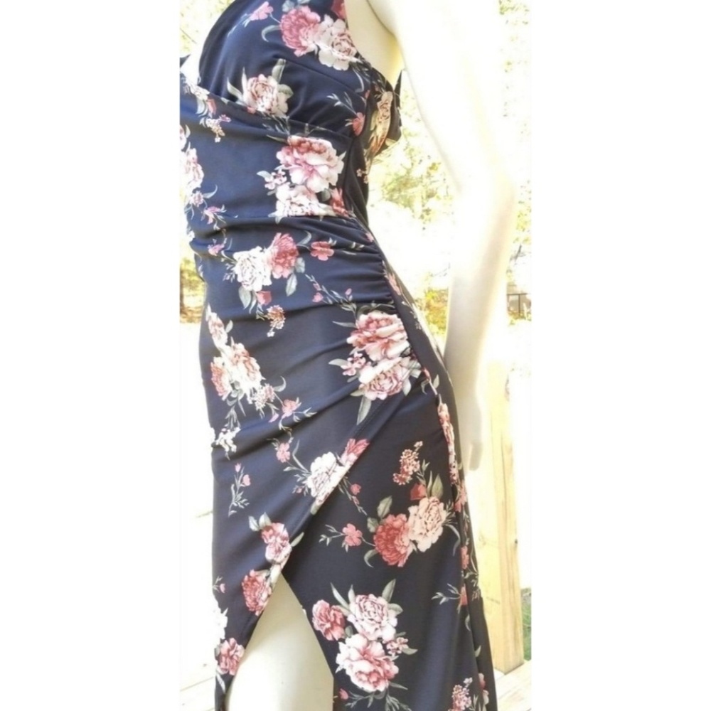 Riley & James Hi-Low Floral Sleeveless Dress, NWT - Picture 4 of 5